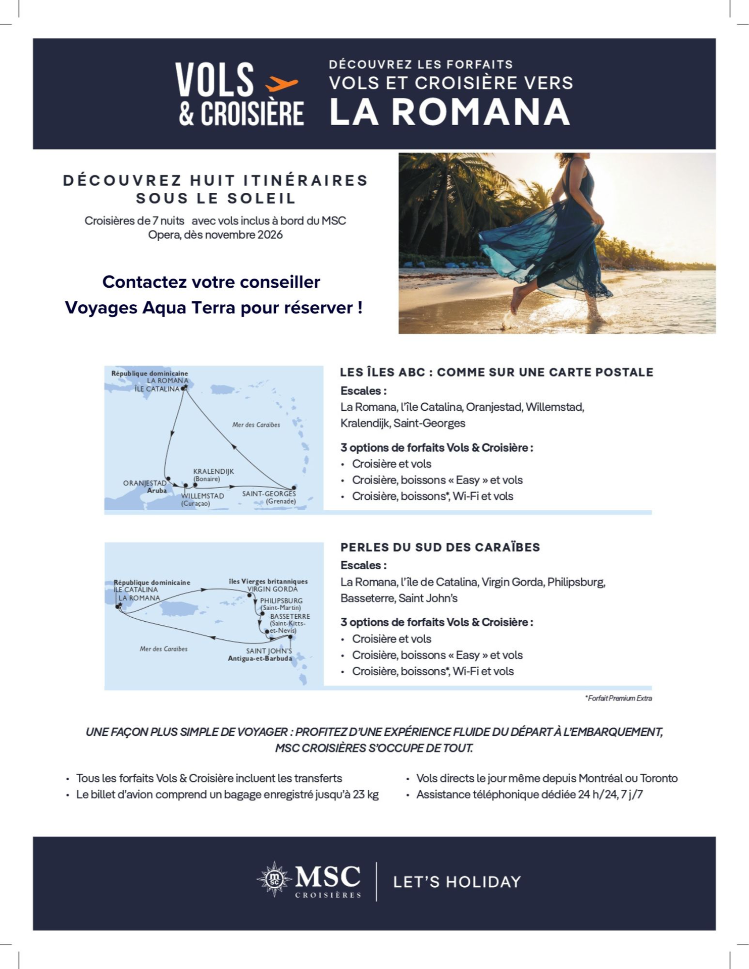 Promotion amawaterways vols & croisi&egrave;res LA ROMANA avec Voyages Aqua Terra