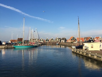 Arriv&eacute;e sur la magnifique &icirc;le de Marken