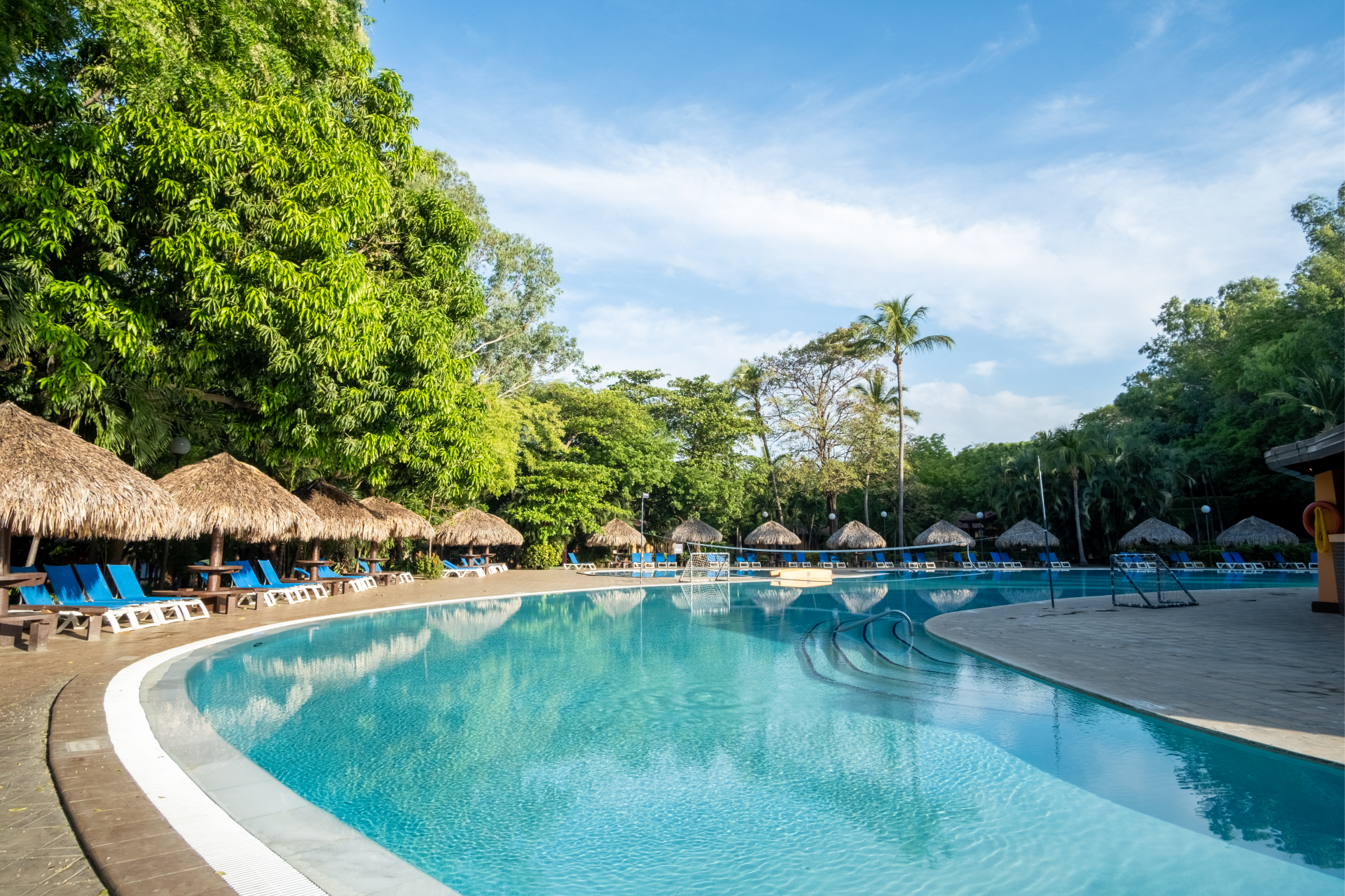 A teal pool at Barcelo Montelimar Nicaragua with Voyages Aqua Terra