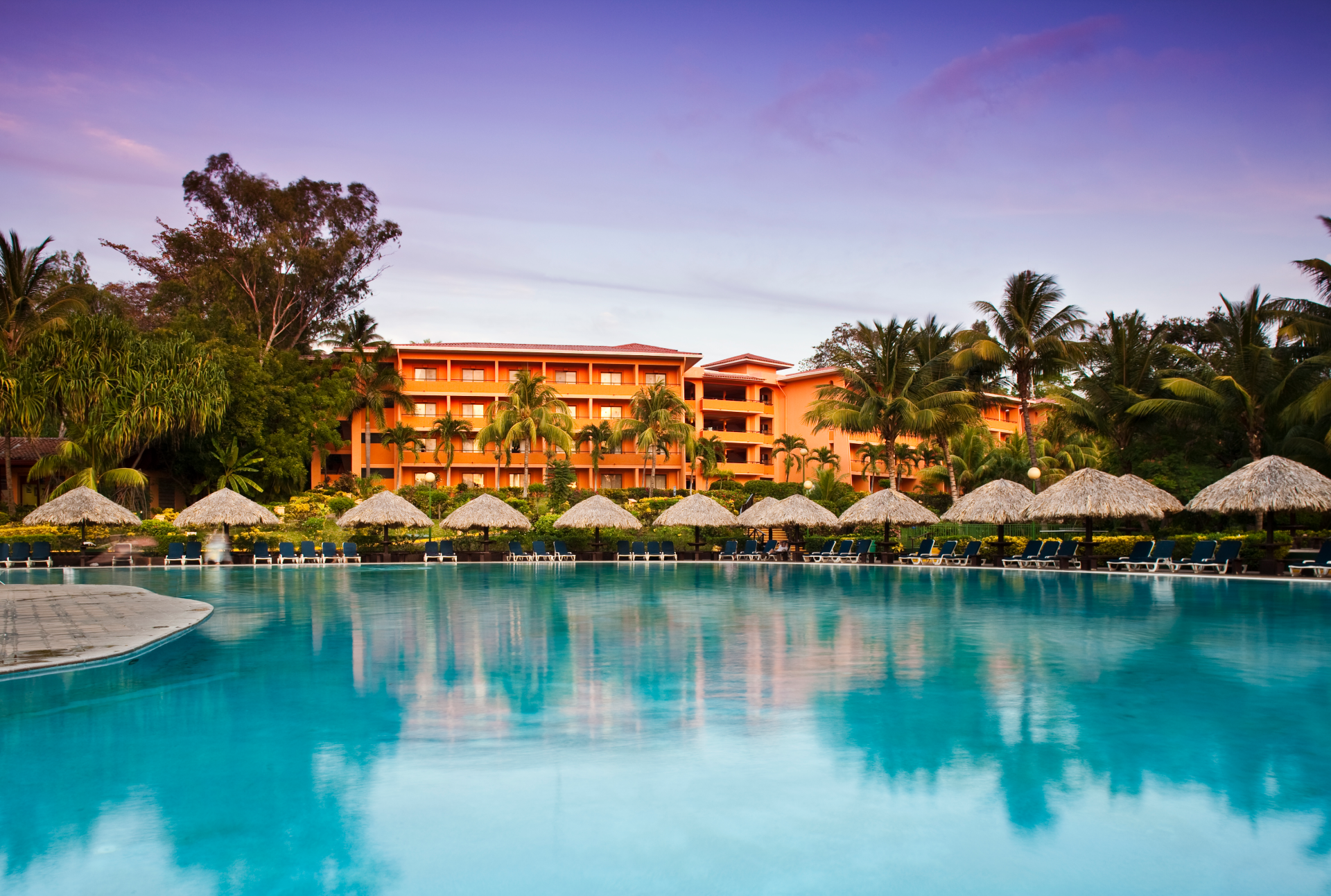 A teal pool at Barcelo Montelimar Nicaragua with Voyages Aqua Terra