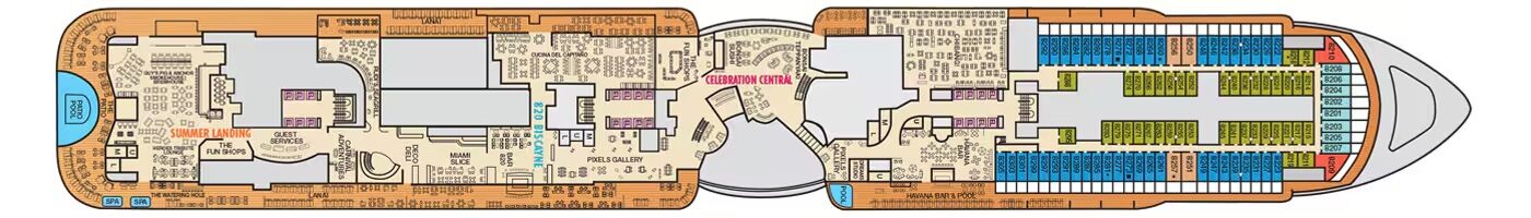 Carnival Celebration pont 8