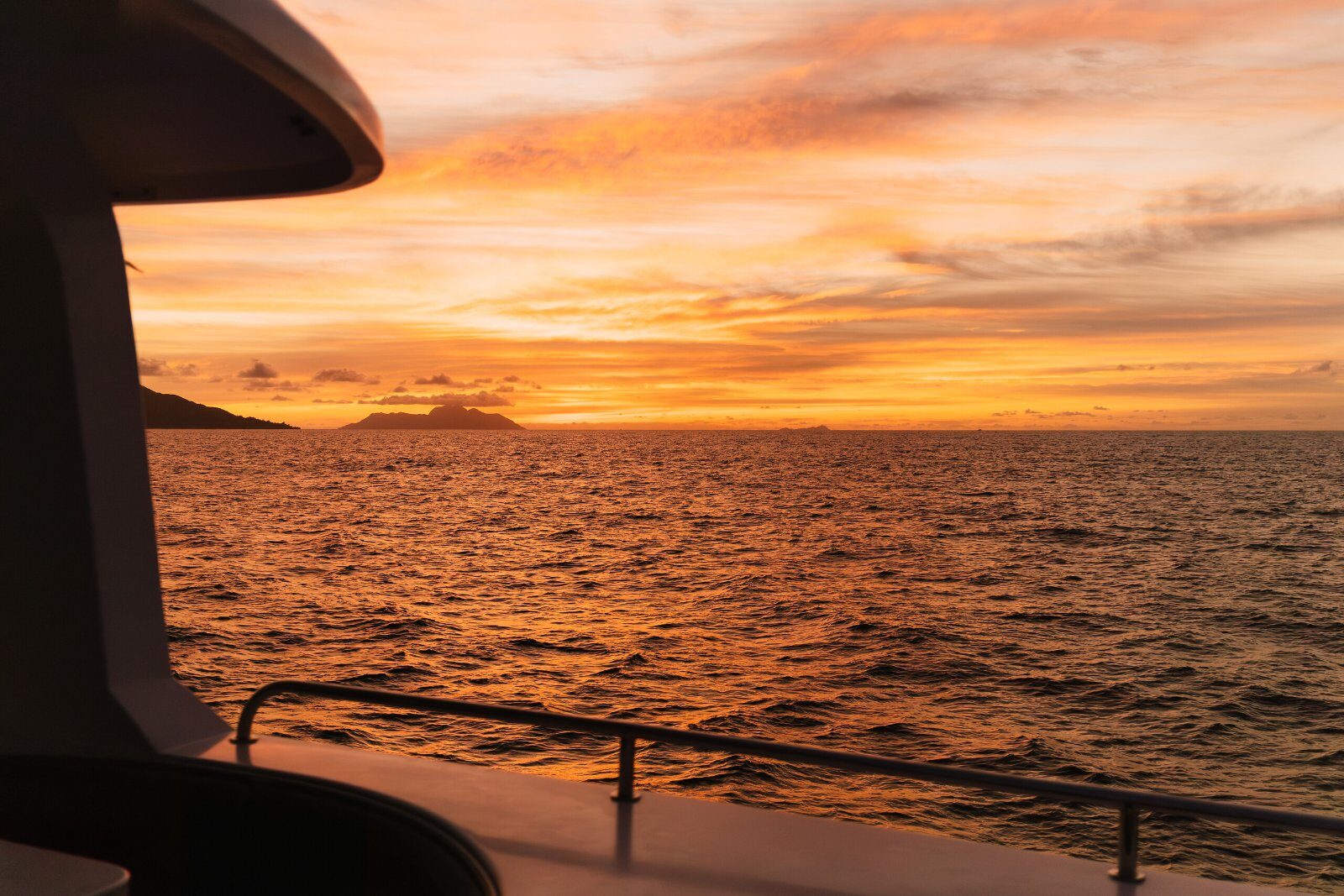 Coucher de soleil sur l