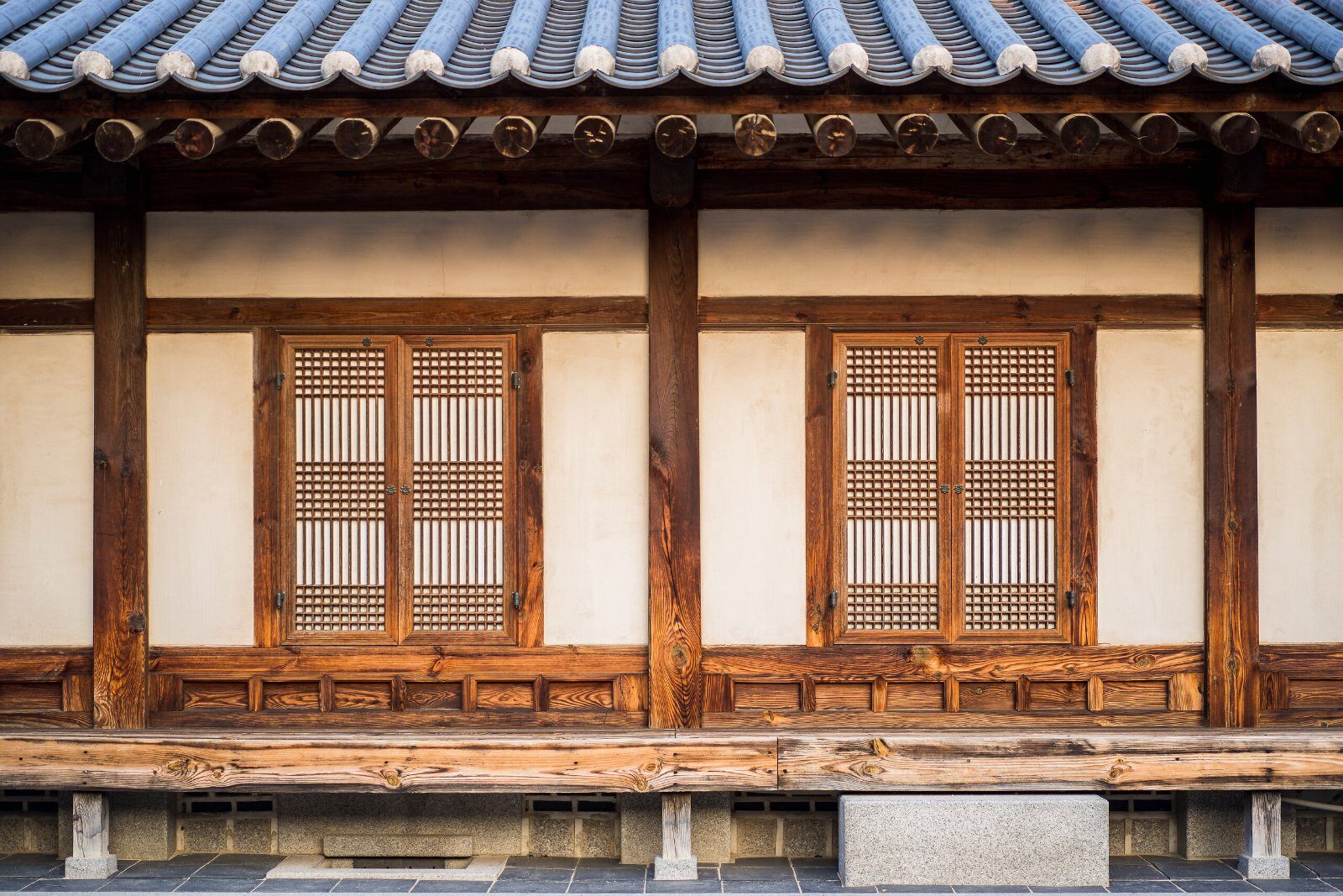 Façade en bois d