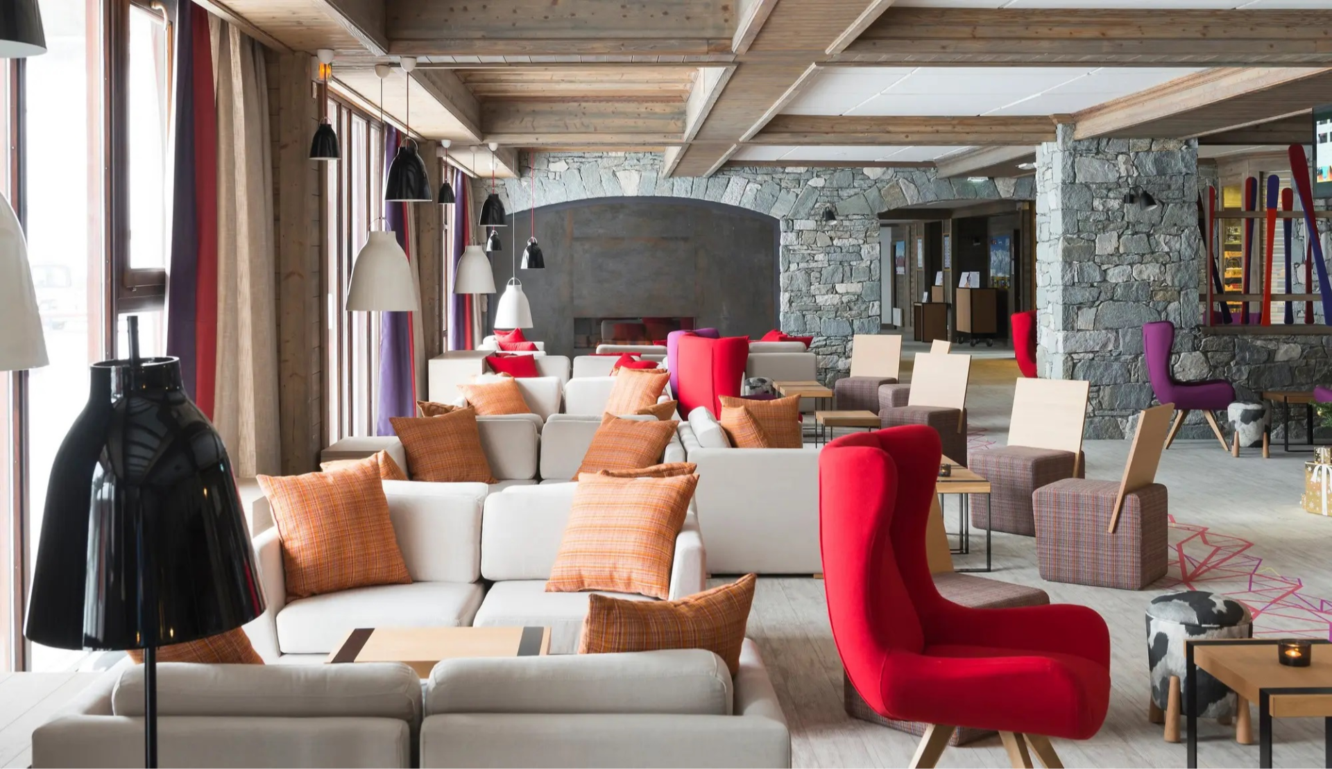 Lobby Bar at Club Med Alpes Françaises Arcs Extrême, France