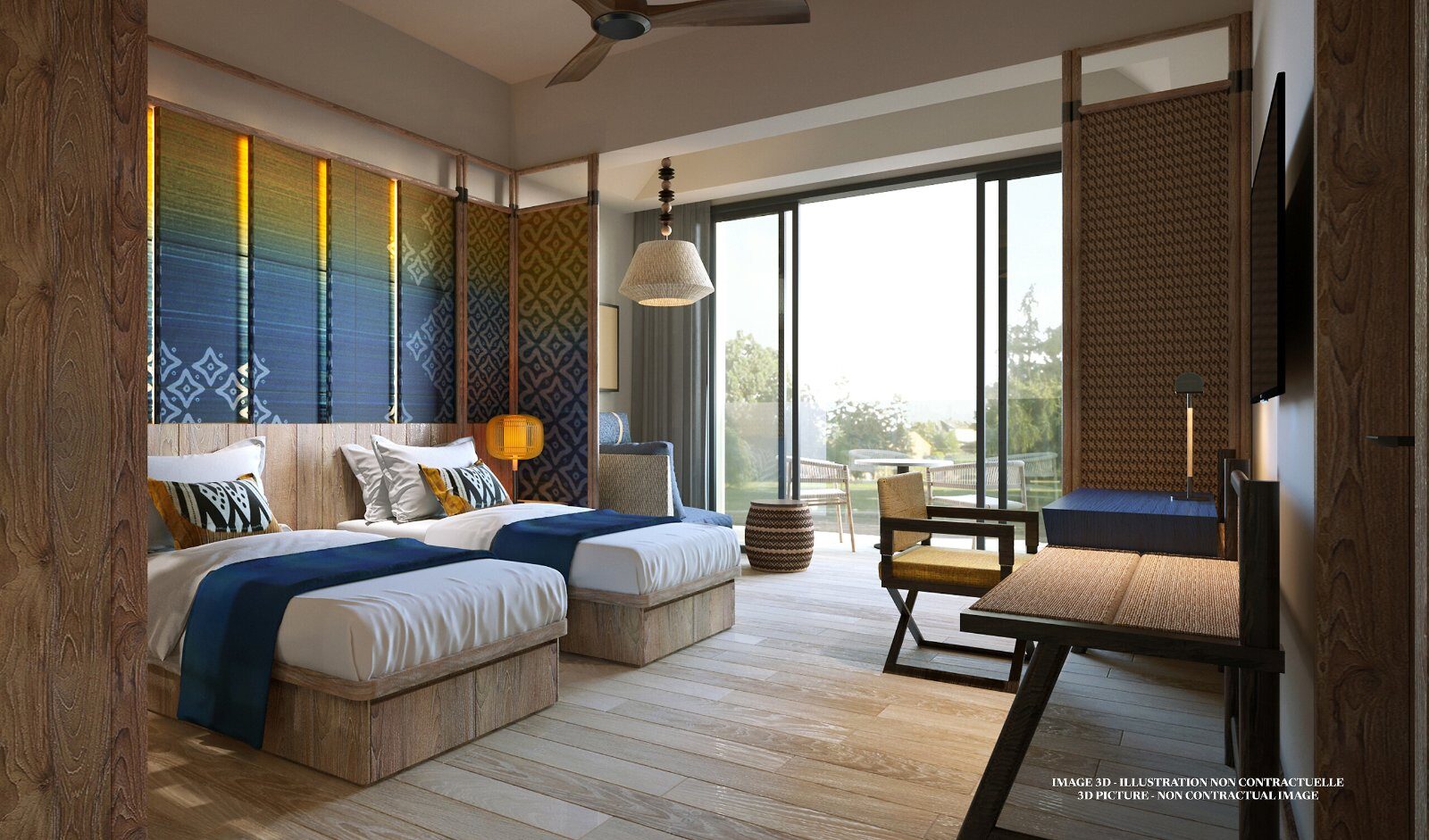 Chambre du nouveau Club Med Bornéo