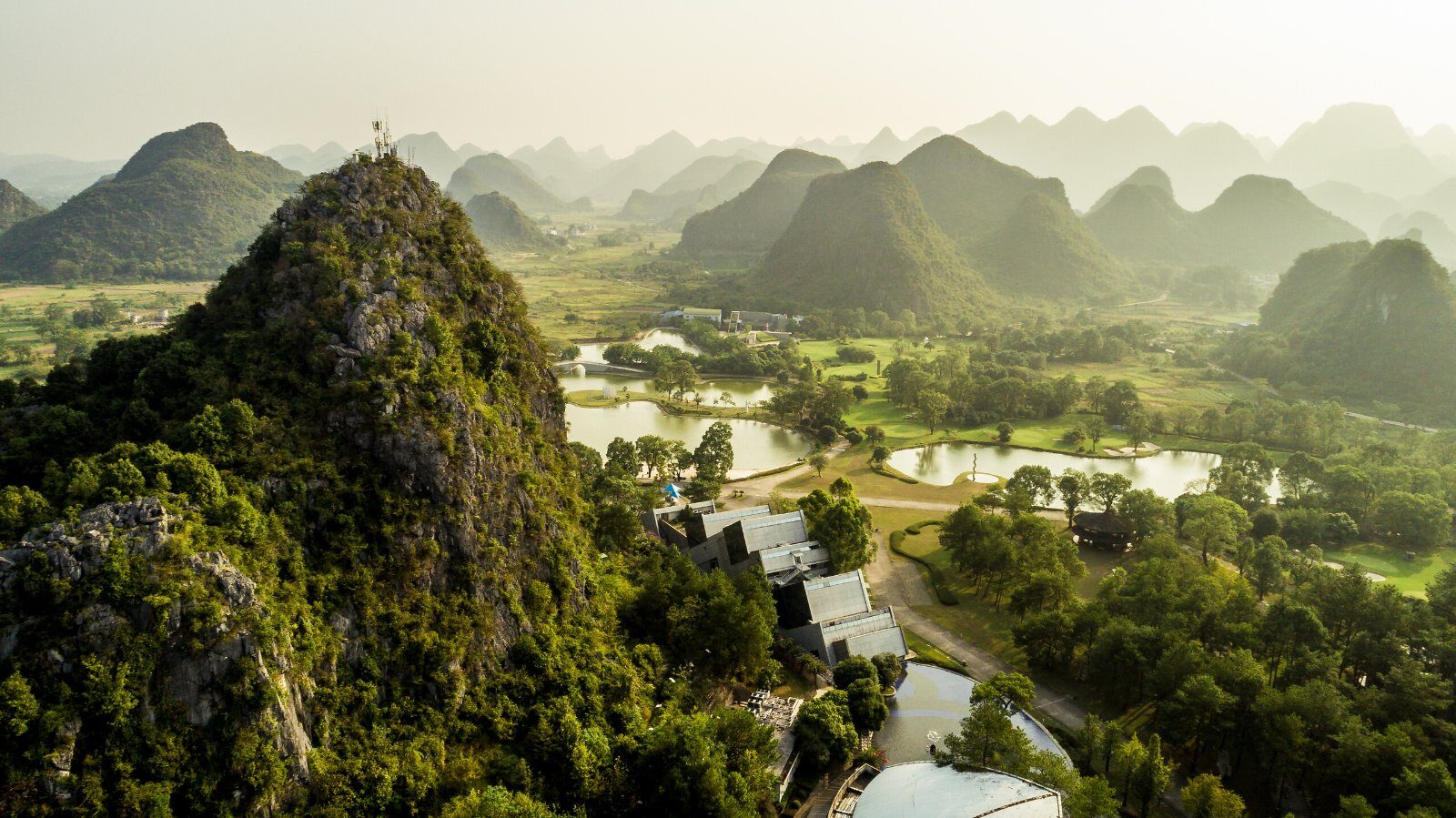 Karst hills around Club Med Guilin