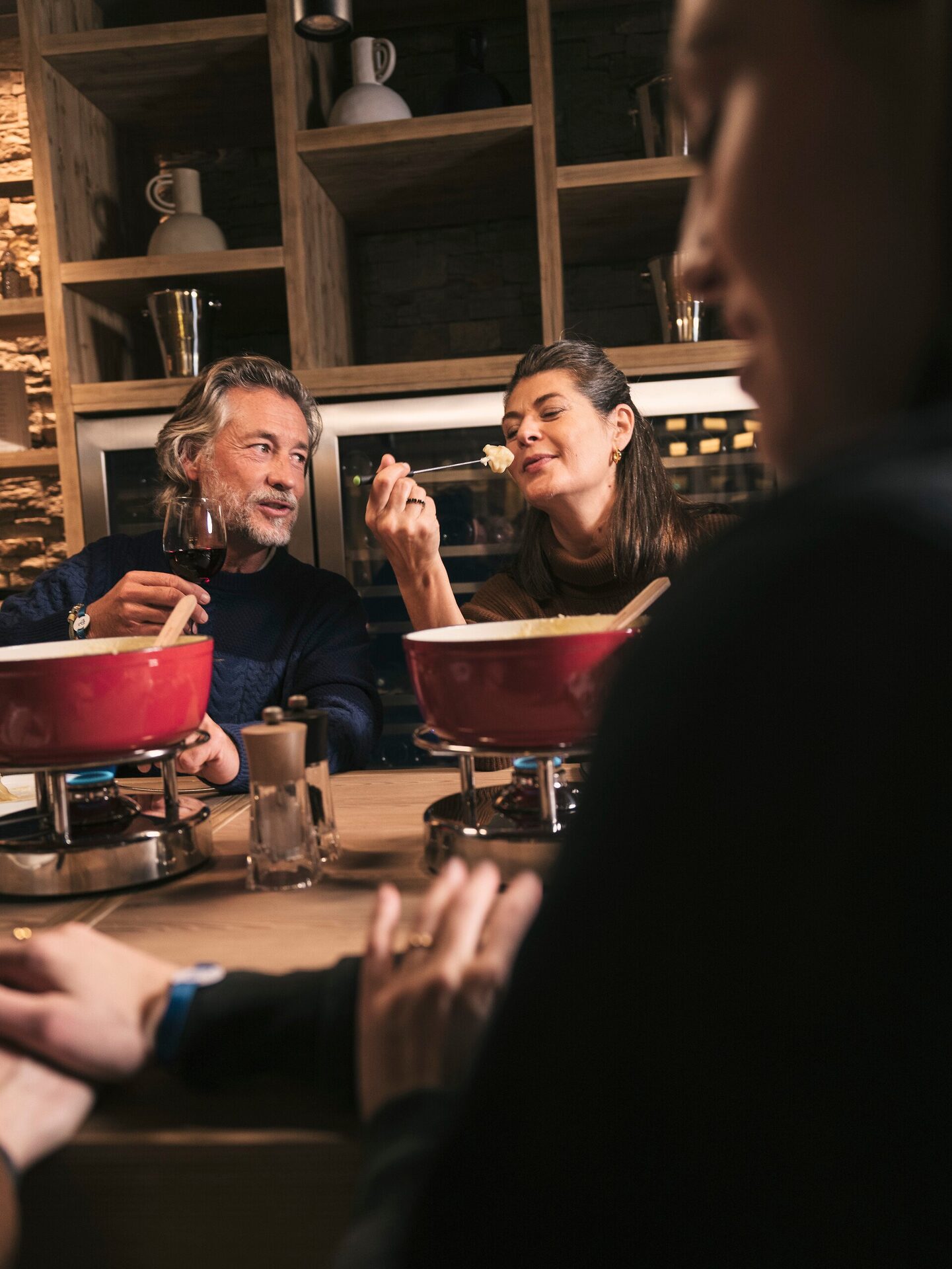 Souper fondue au Club Med La Plagne 2100 Souper fondue au Club Med La Plagne 2100