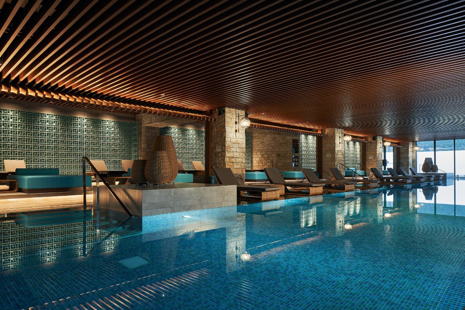 Indoor pool at Club Med Lijiang