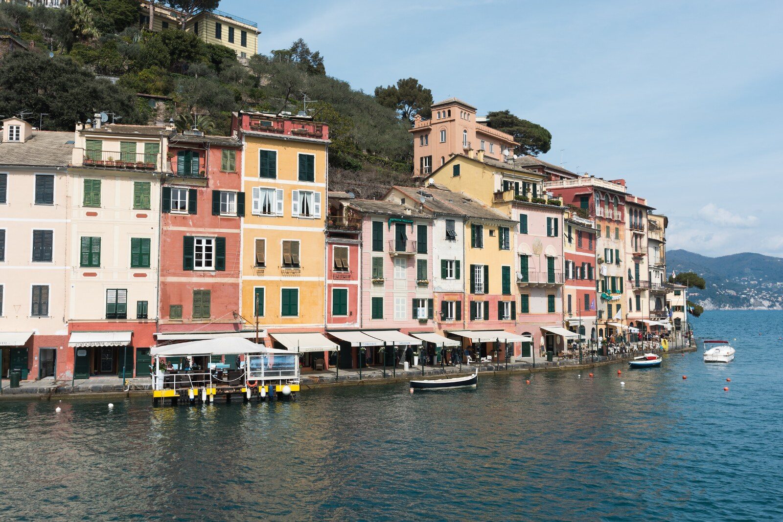The colourful harbour of Portofino on the Italian Riviera The colourful harbour of Portofino on the Italian Riviera