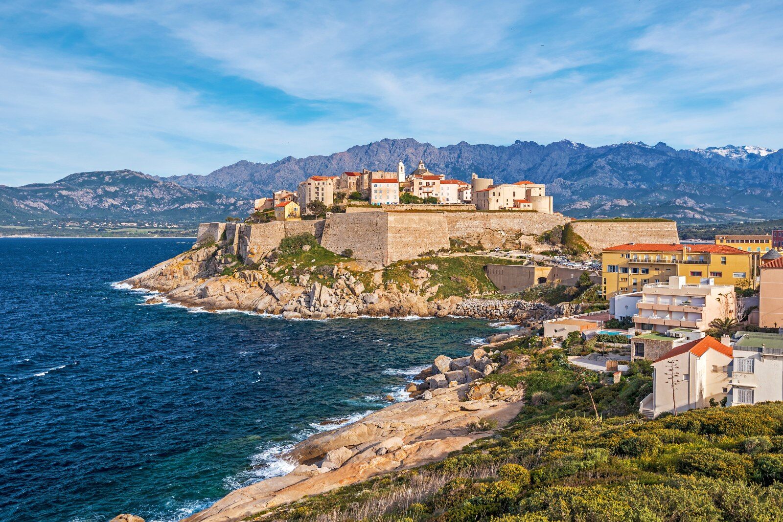 A citadel above the sea in Corsica A citadel above the sea in Corsica