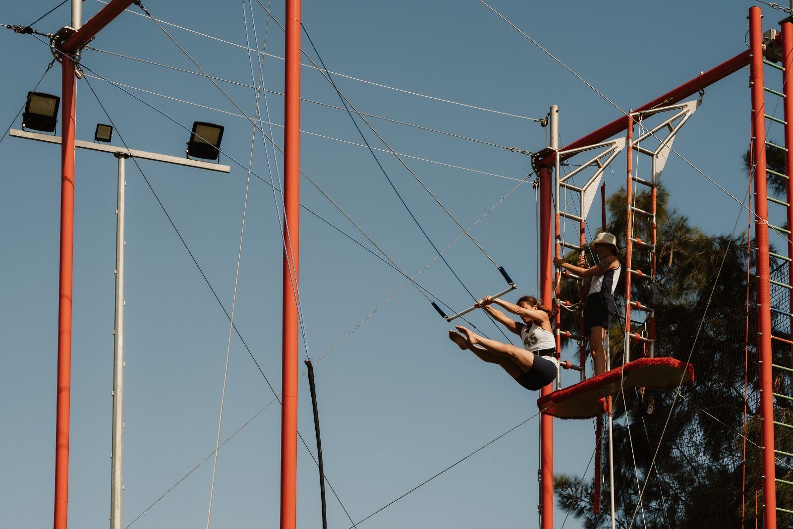 Trapèze volant au Club Med Palmiye