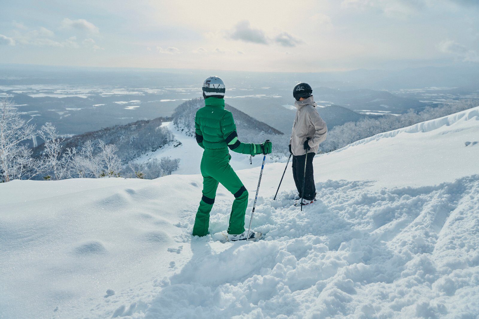 Pistes enneigées de Sahoro, à Hokkaido
