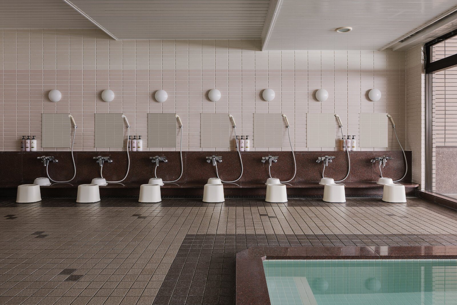 Bain japonais du Club Med Sahoro Hokkaido