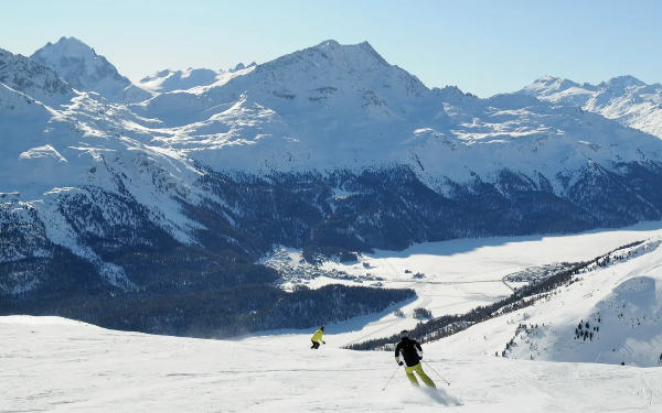 Piste au Club Med Saint-Moritz Roi Soleil 
