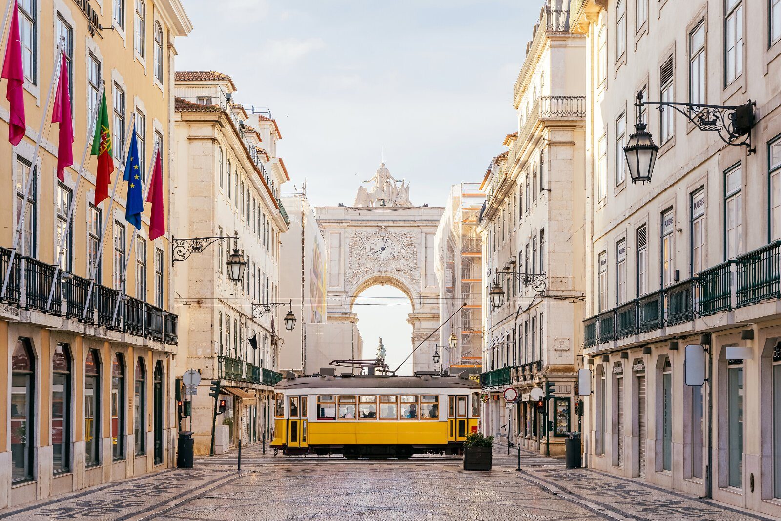 Rua Augusta Arch in Lisbon
