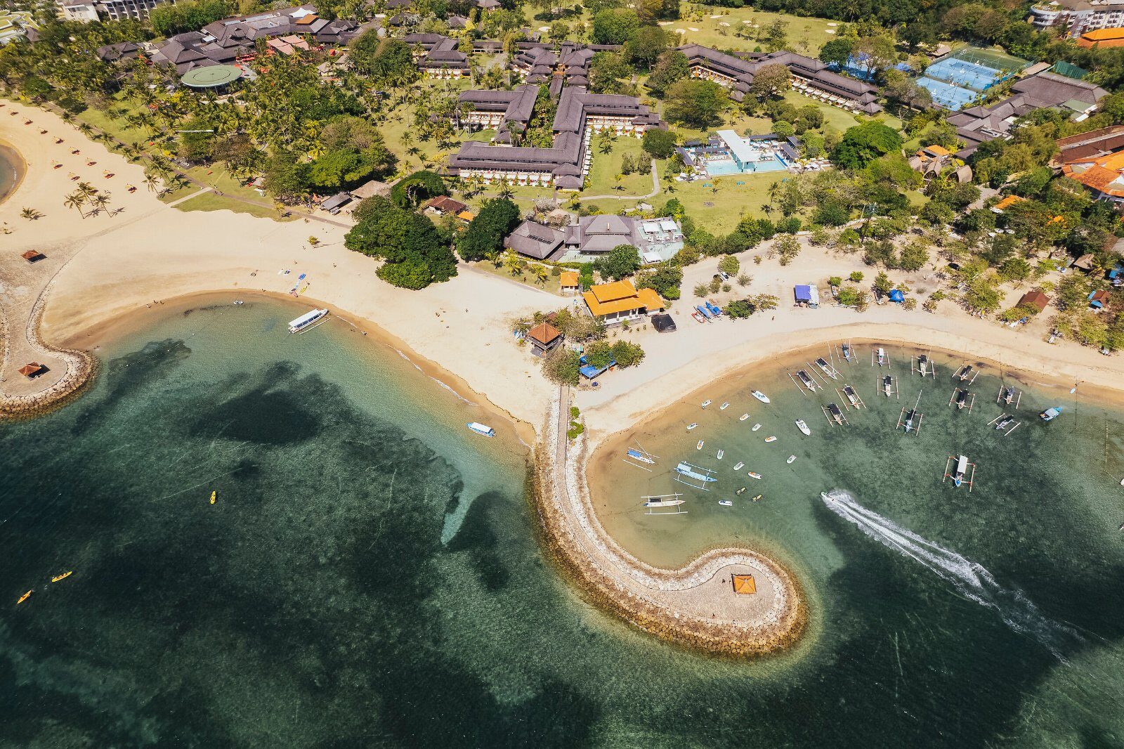 Club Med Bali from above, in Nusa Dua