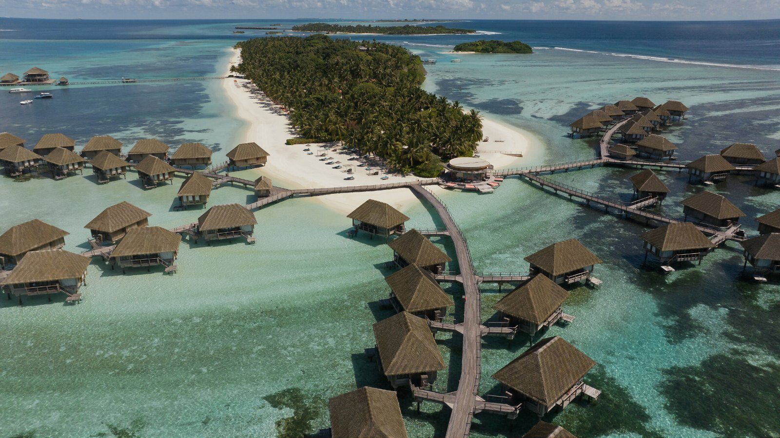 Overwater villas at Club Med Kani, Maldives