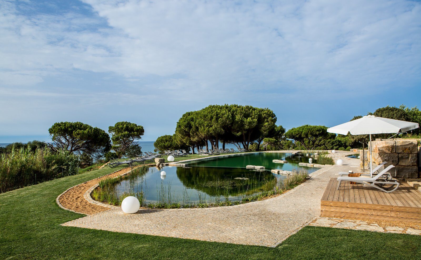 Gardens and pool at Club Med Da Balaia, Algarve