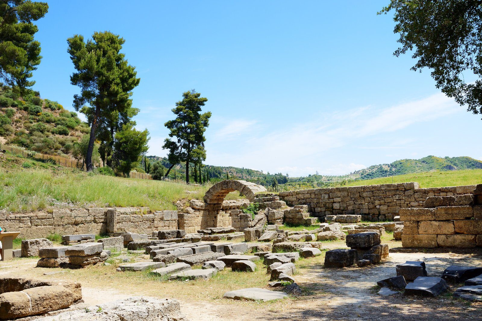 Remains of an ancient Greek site