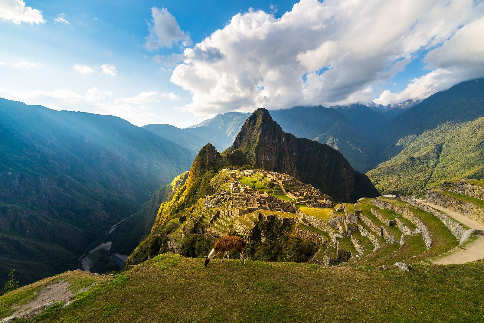 Inca citadel of Machu Picchu