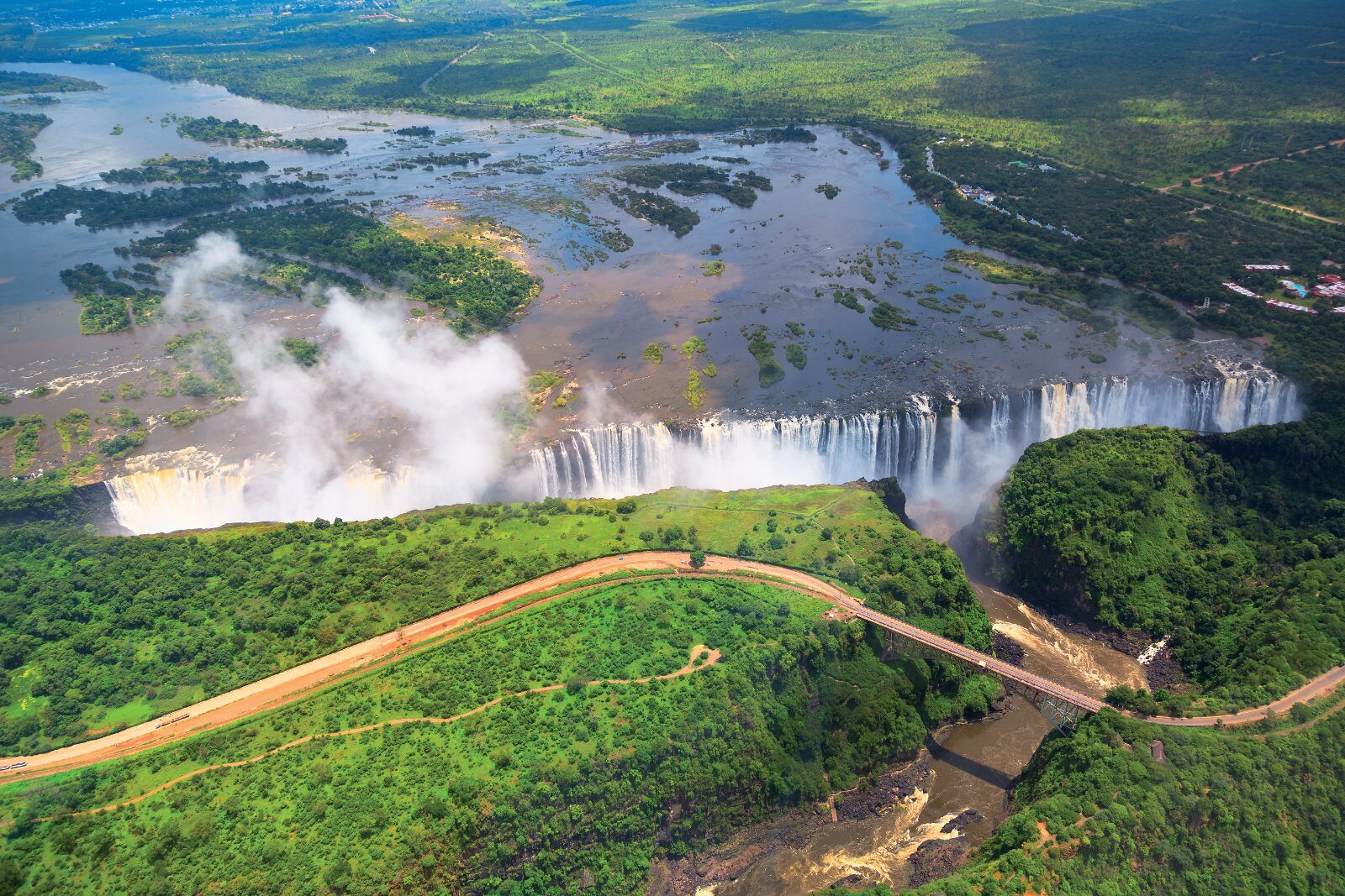 Victoria Falls from above