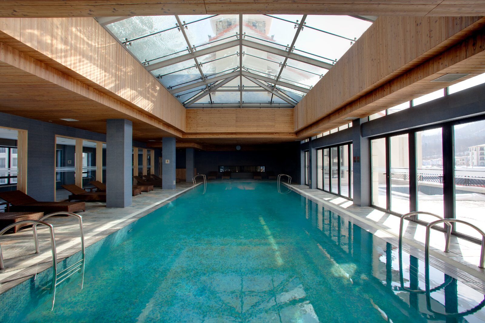 Indoor pool at Club Med Yabuli
