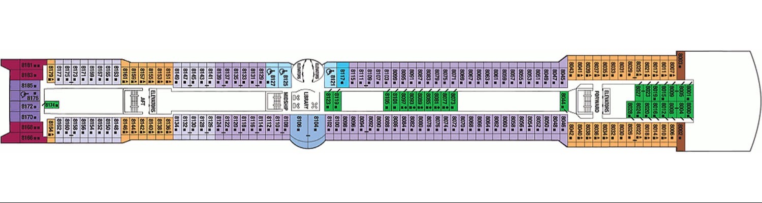 Celebrity Infinity pont 8 Panorama