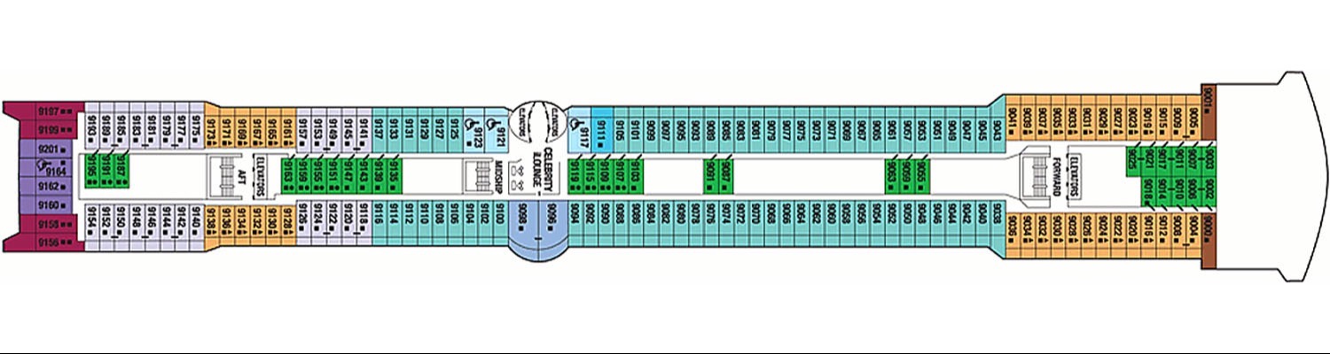 Celebrity Infinity pont 9 Sky