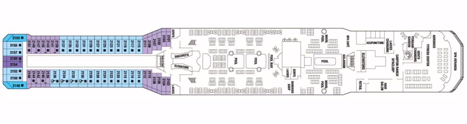 Celebrity Silhouette pont 12 Resort