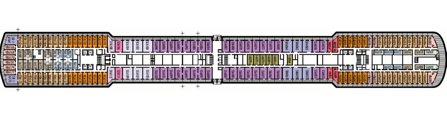 ms Nieuw Amsterdam pont 6 Upper Verandah