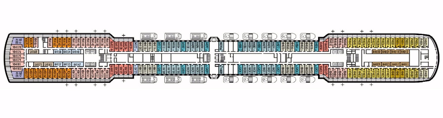 ms Westerdam pont 4 Upper Promenade