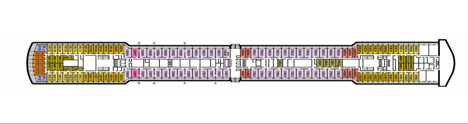 ms Zuiderdam pont 8 Navigation