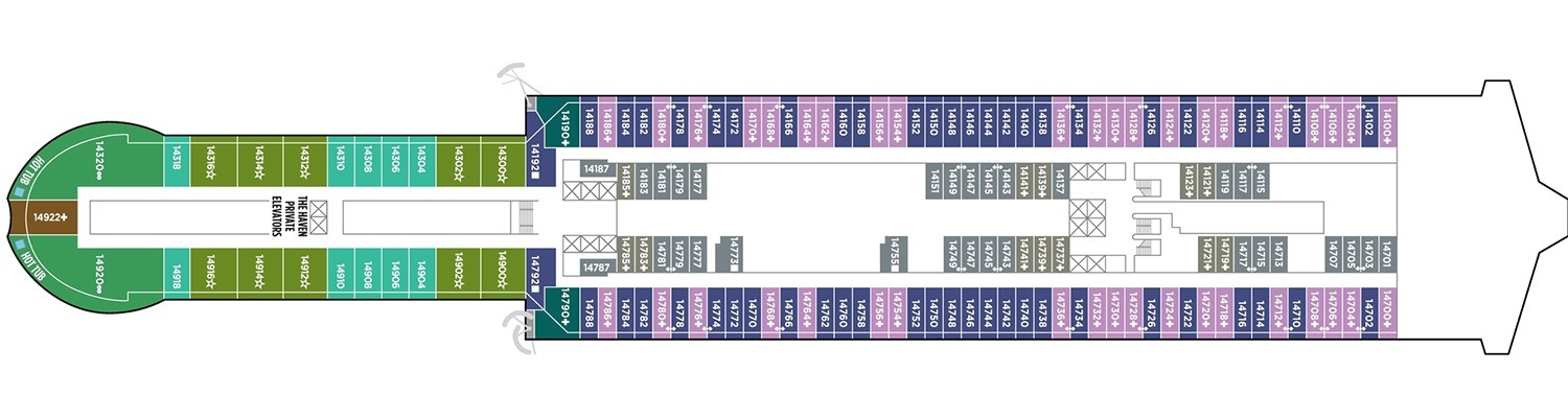 Croisière NCL Norwegian Prima pont 14