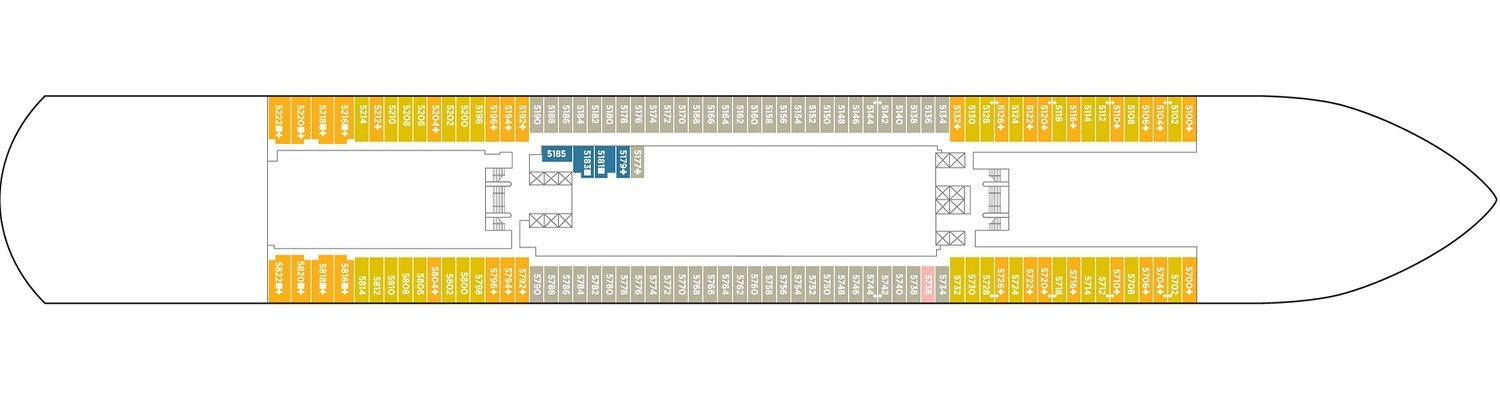 Croisière NCL Norwegian Prima pont 5