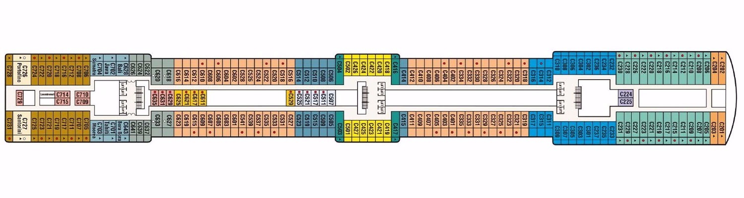 Island Princess pont 10 Caribe