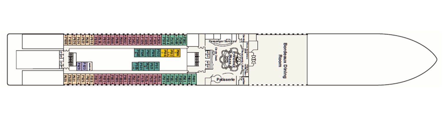 Island Princess pont 5 Plaza