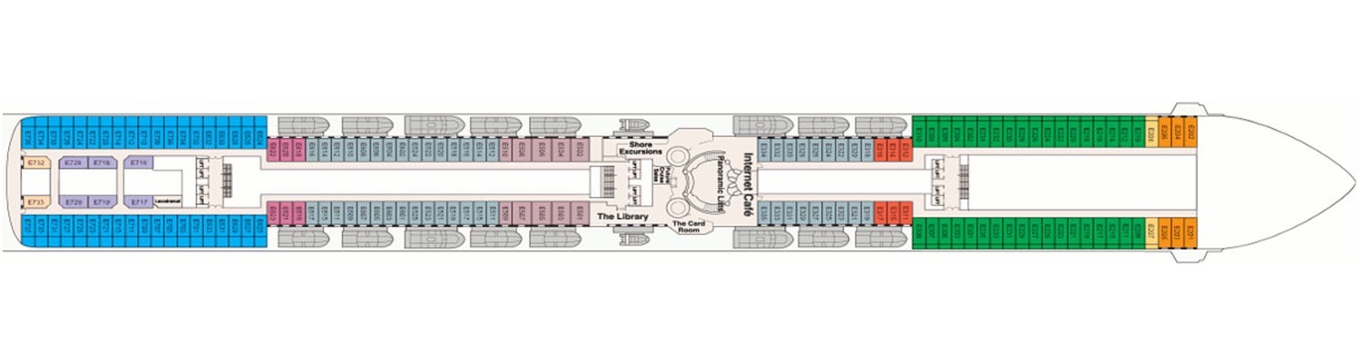 Island Princess pont 8 Emerald