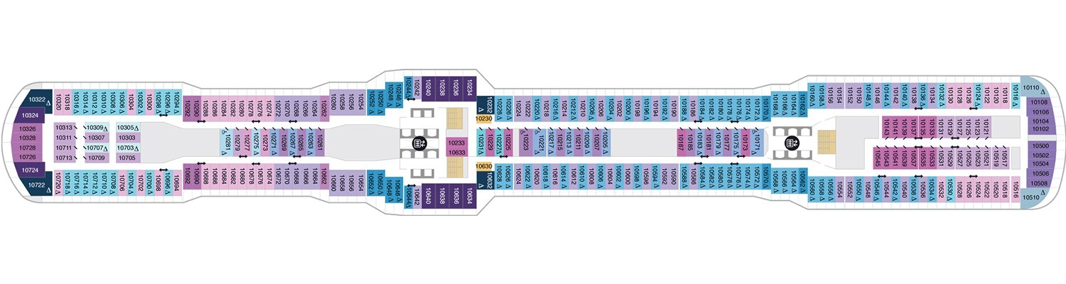 Spectrum of the Seas pont 10