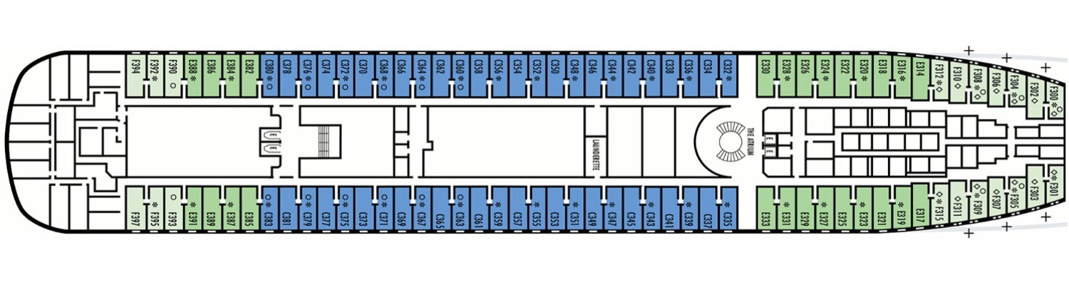 ms Prinsendam deck 6 Main