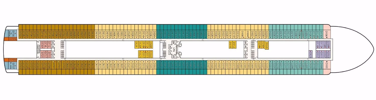 Emerald Princess deck 9 Dolphin