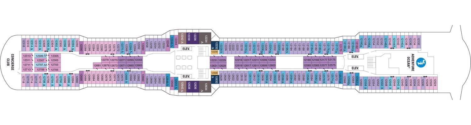 Quantum of the Seas deck 12