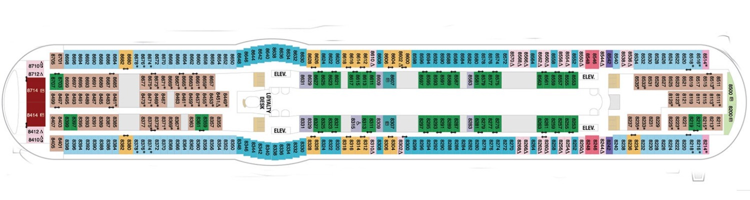 Liberty of the Seas deck 8 