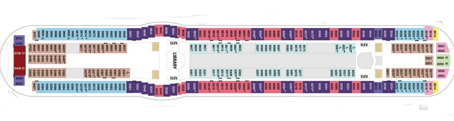 Liberty of the Seas deck 9 