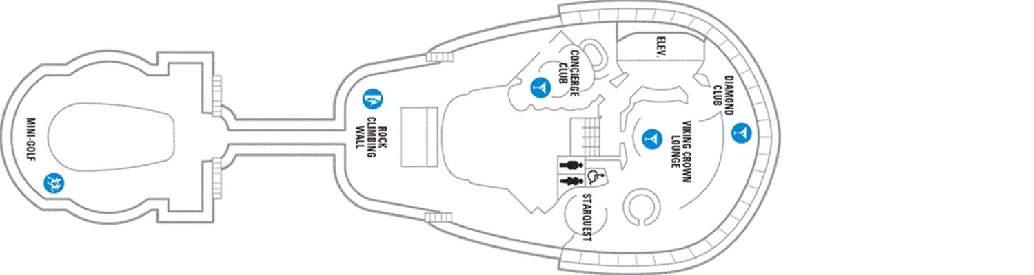 Radiance of the Seas deck 13 