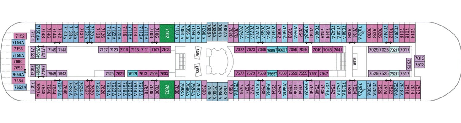 Rhapsody of the Seas deck 7 