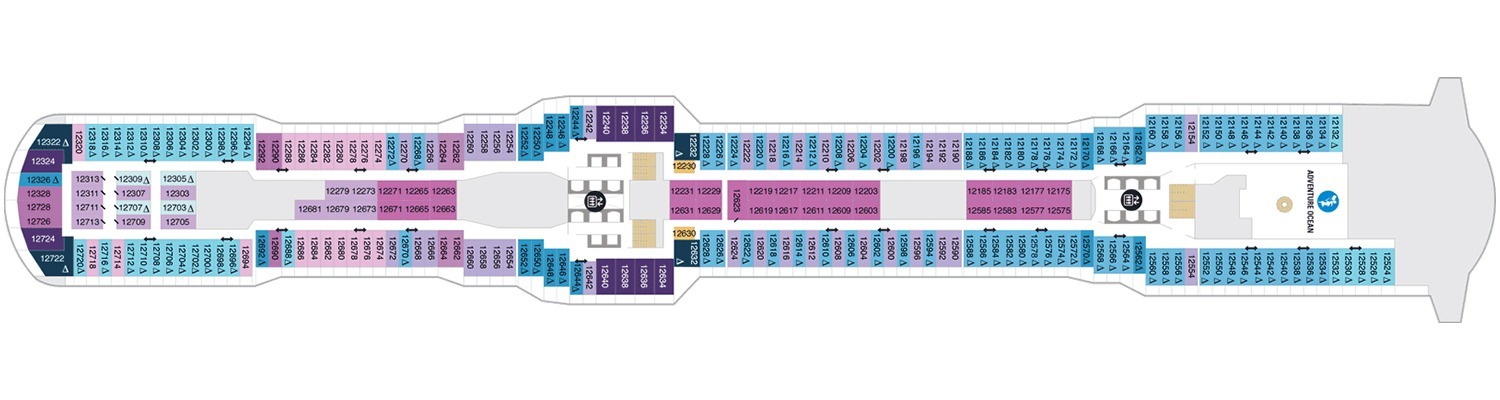 Spectrum of the Seas deck 12