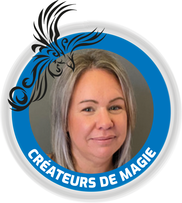 Linda-Rose Locas, membre des Créateurs de Magie Linda-Rose Locas, membre des Créateurs de Magie