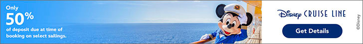 Disney Cruise Line Promotion: Only 50% of deposit with Synergia Travel Magic Makers