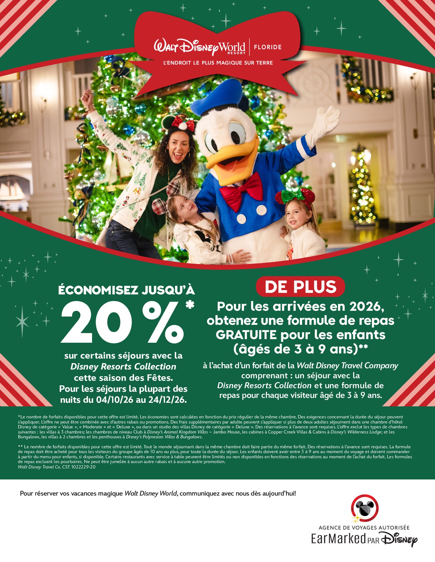Walt Disney World Resort en Floride Économisez jusqu'à 20% Créateurs de Magie Voyages Synergia