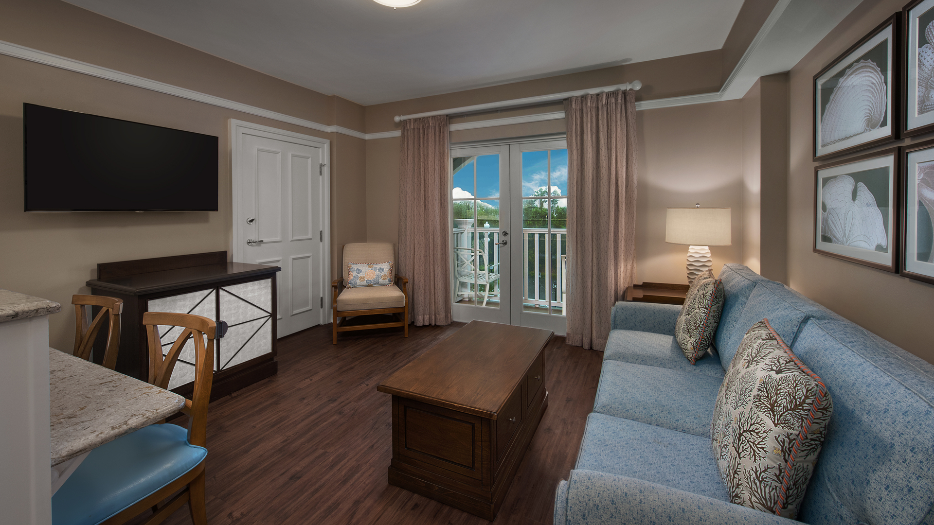 Room at Disney’s Beach Club Villas at Walt Disney World Resort in Florida